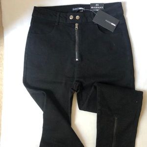 Fashion Nova Center of Your World Black Jeans
